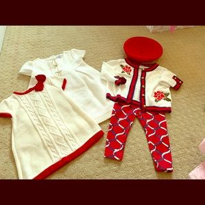 3 baby GRL Outfits 6-12M Janie&Jack |Gymboree!